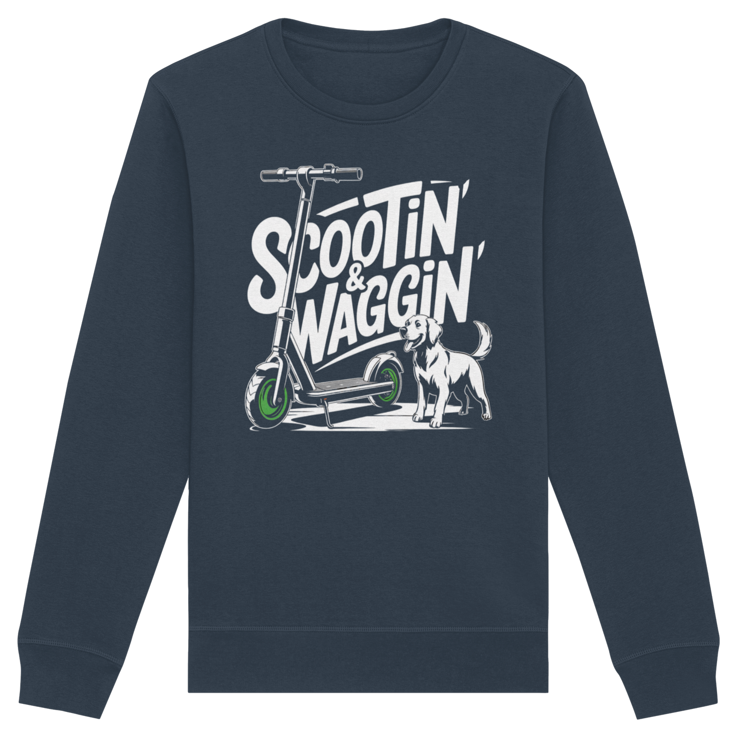 Scootin’ & Waggin’ - Organic Basic Unisex Sweatshirt
