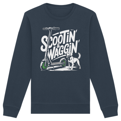 Scootin’ & Waggin’ - Organic Basic Unisex Sweatshirt