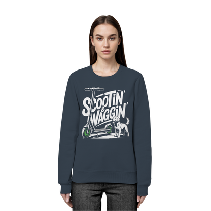 Scootin’ & Waggin’ - Organic Basic Unisex Sweatshirt