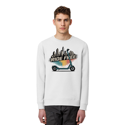 Ride free - Organic Basic Unisex Sweatshirt