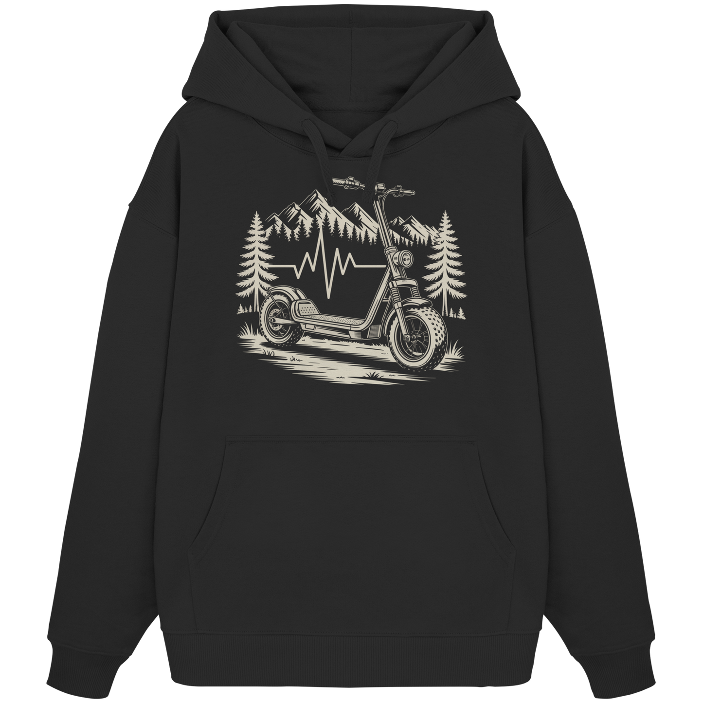 Heartbeat Offroad E-Scooter - Organic Oversize Hoodie
