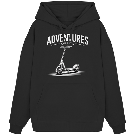 Adventure Awaits - Organic Oversize Hoodie