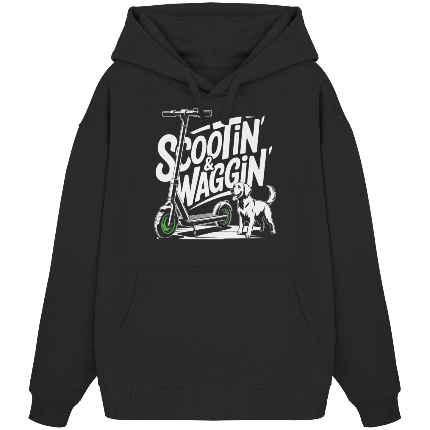 Scootin’ & Waggin’ - Organic Oversize Hoodie