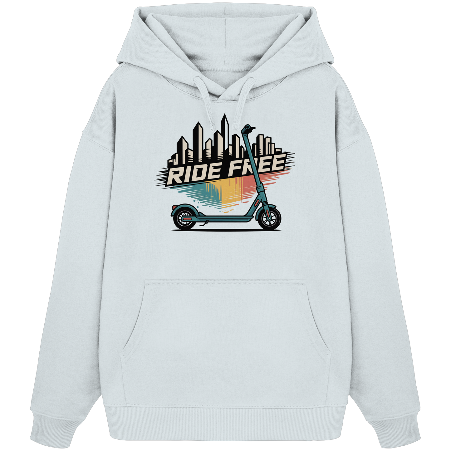 Ride free - Organic Oversize Hoodie
