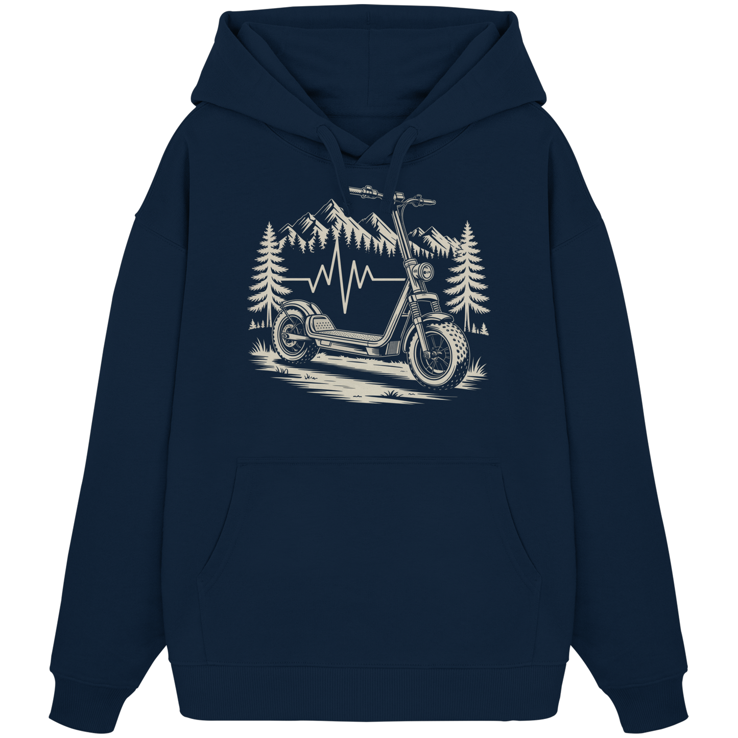 Heartbeat Offroad E-Scooter - Organic Oversize Hoodie