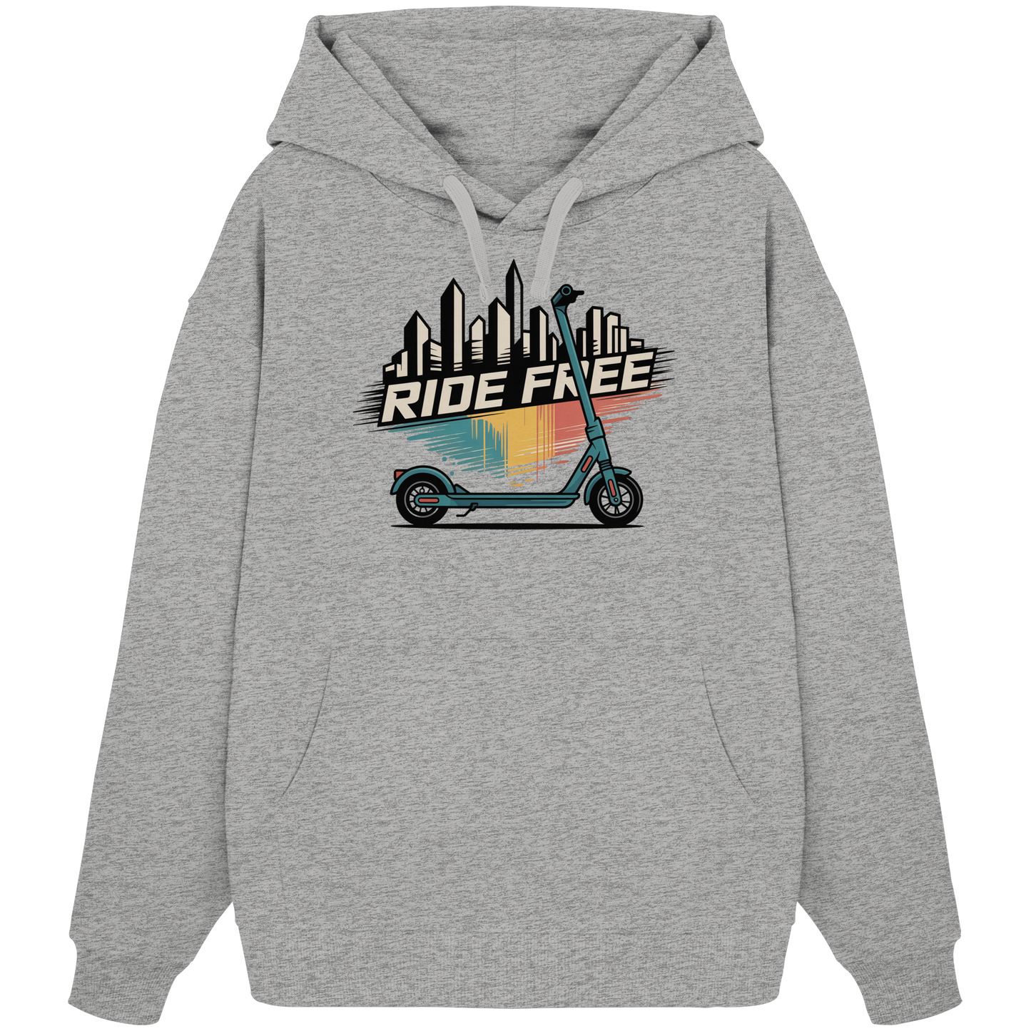 Ride free - Organic Oversize Hoodie