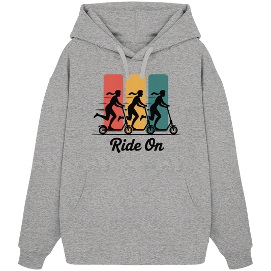 Ride on  - Organic Oversize Hoodie