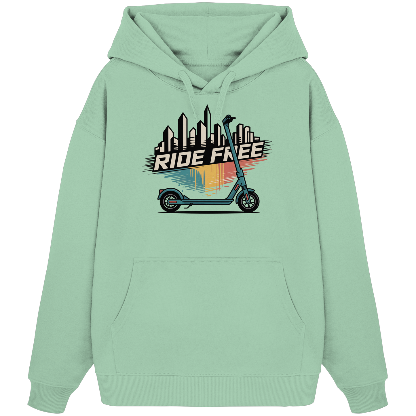 Ride free - Organic Oversize Hoodie