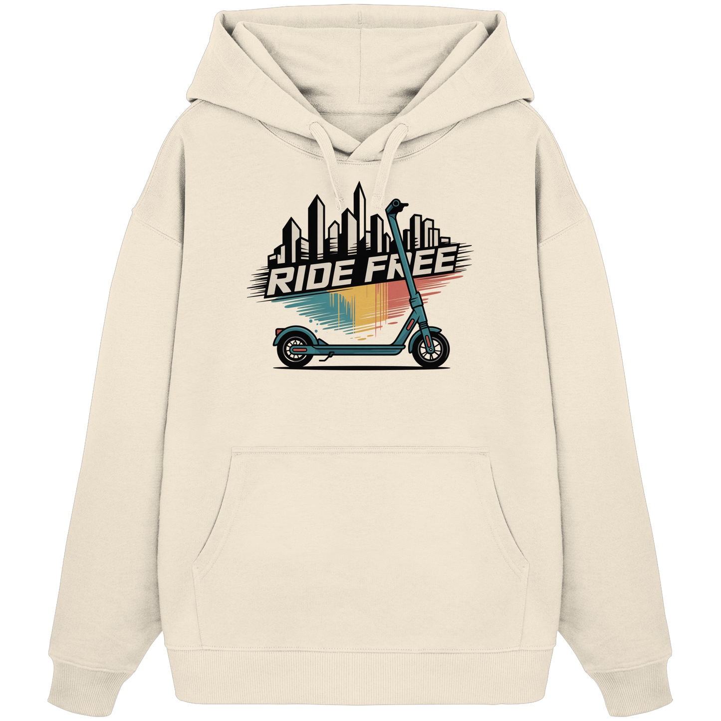 Ride free - Organic Oversize Hoodie
