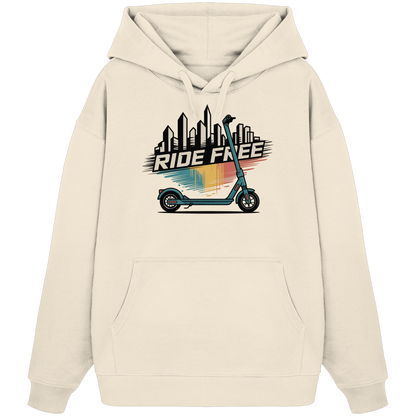 Ride free - Organic Oversize Hoodie