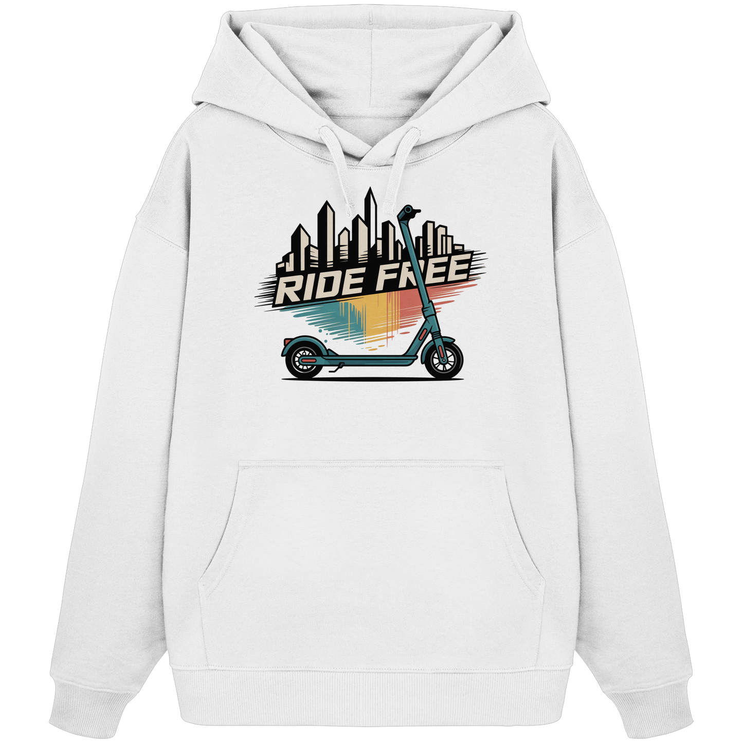 Ride free - Organic Oversize Hoodie