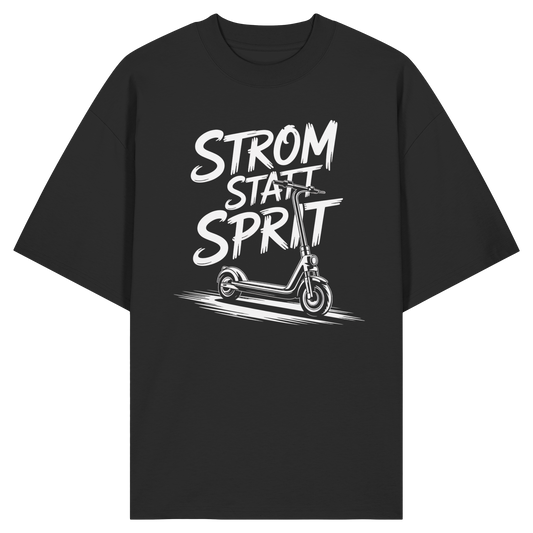 Strom statt Sprit - Organic Oversize Shirt