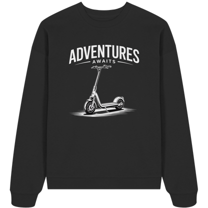 Adventure Awaits - Organic Oversize Sweatshirt