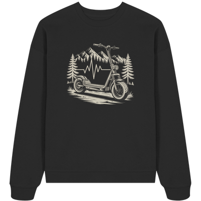 Heartbeat Offroad E-Scooter - Organic Oversize Sweatshirt