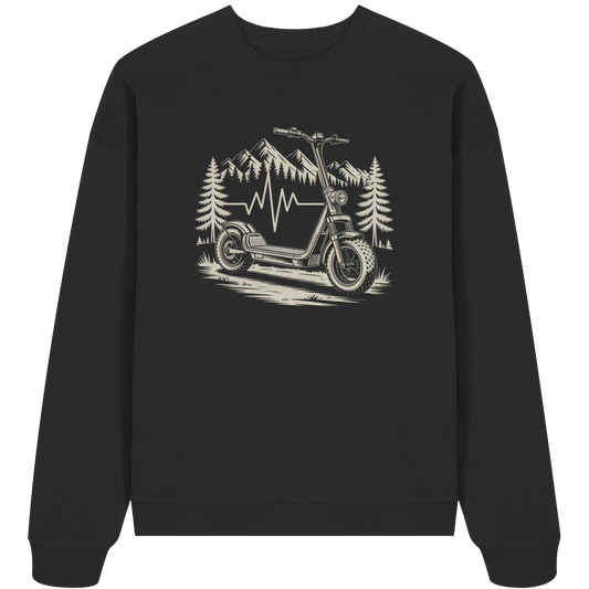 Heartbeat Offroad E-Scooter - Organic Oversize Sweatshirt