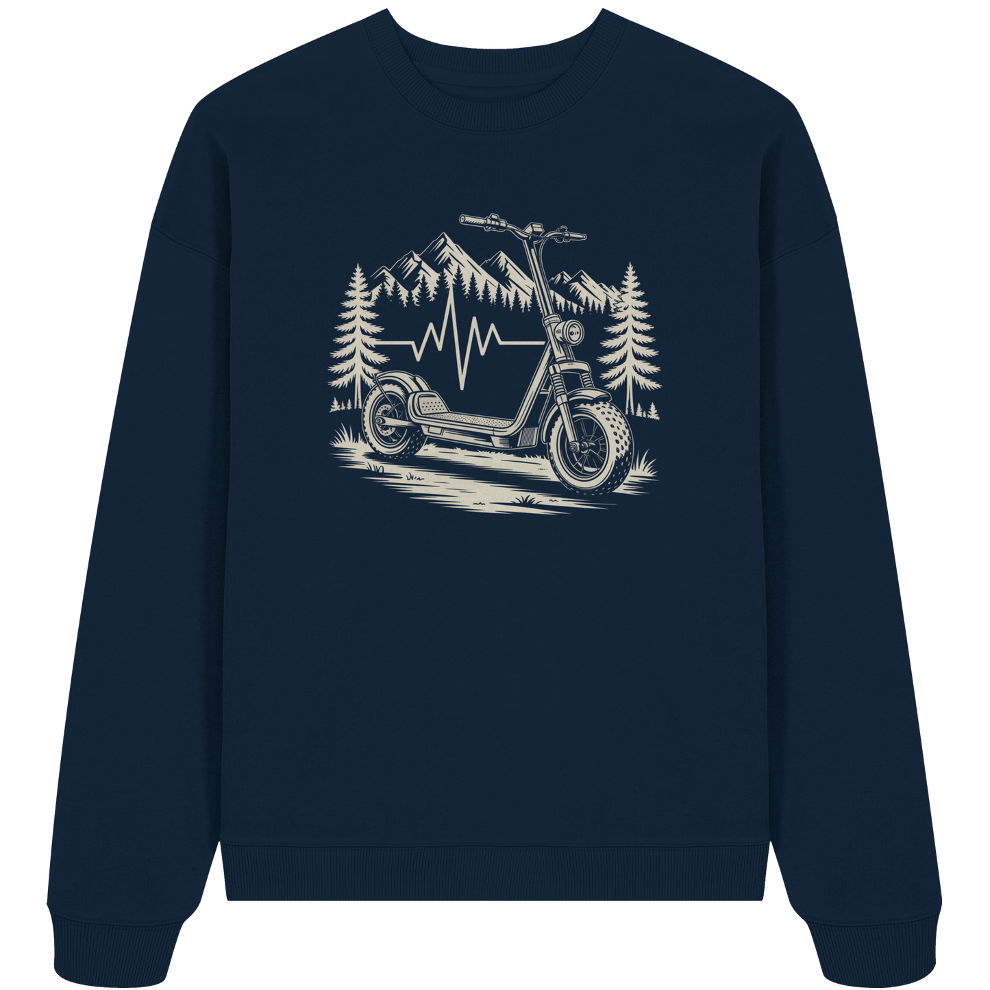 Heartbeat Offroad E-Scooter - Organic Oversize Sweatshirt