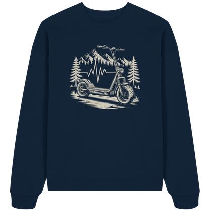 Heartbeat Offroad E-Scooter - Organic Oversize Sweatshirt