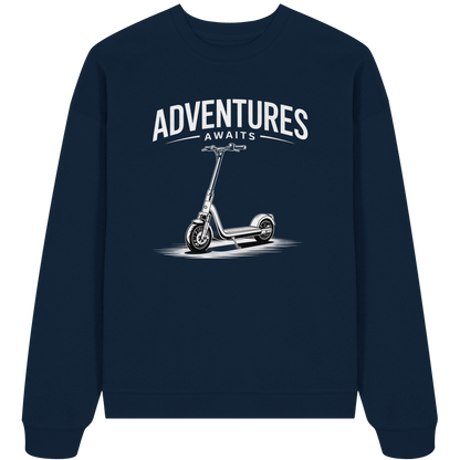 Adventure Awaits - Organic Oversize Sweatshirt