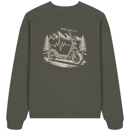 Heartbeat Offroad E-Scooter - Organic Oversize Sweatshirt