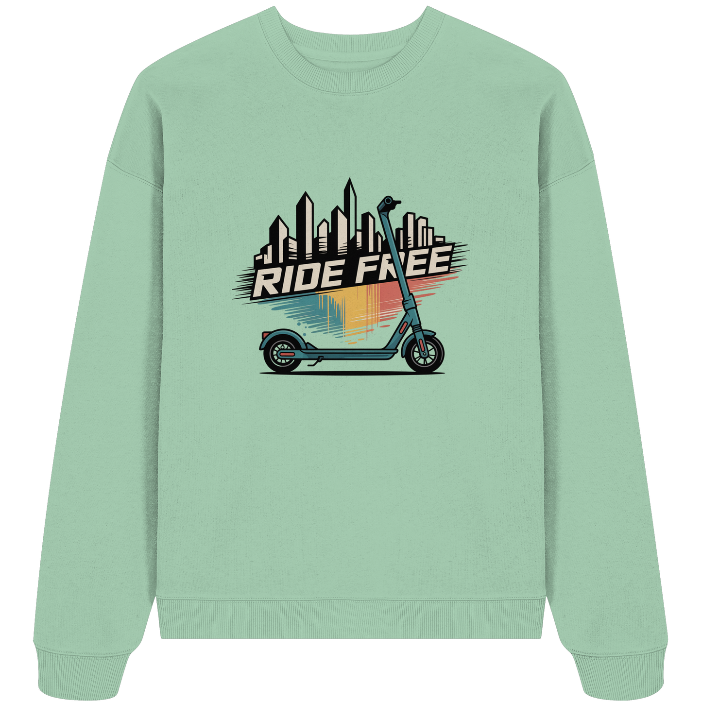 Ride free - Organic Oversize Sweatshirt