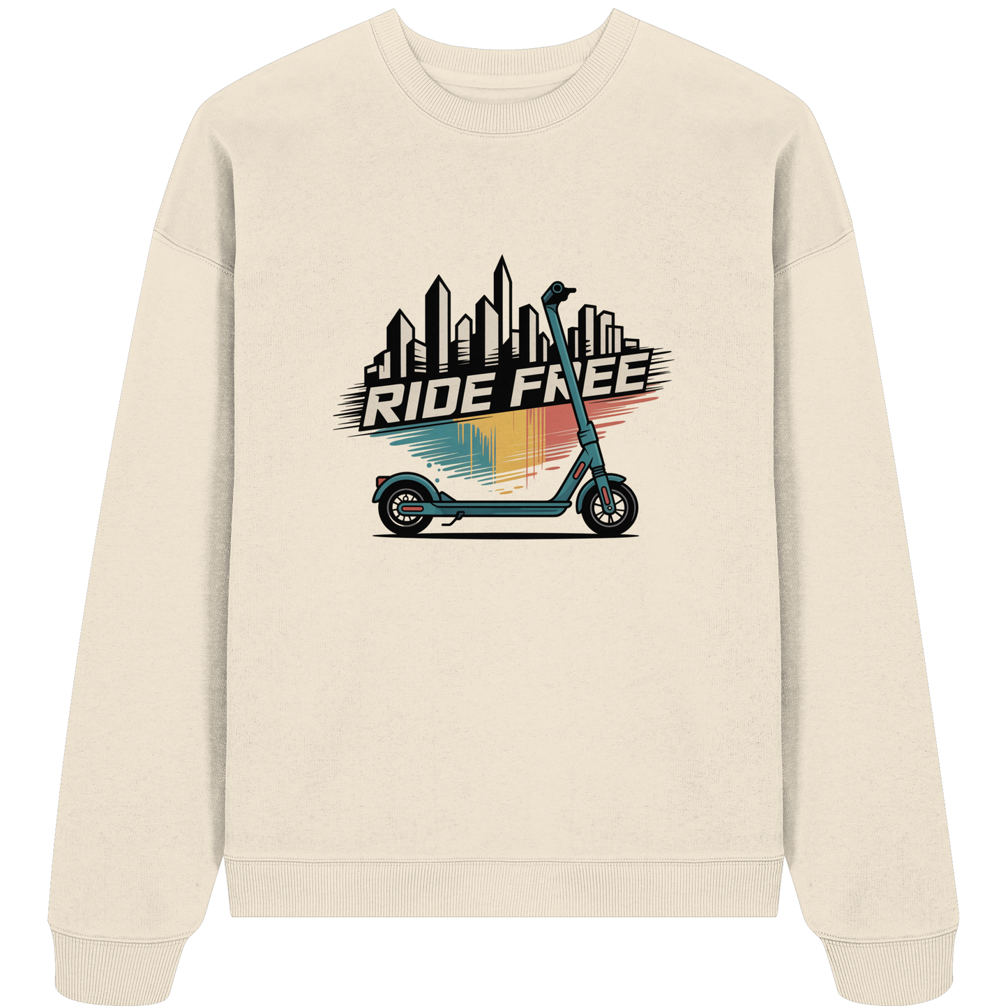 Ride free - Organic Oversize Sweatshirt