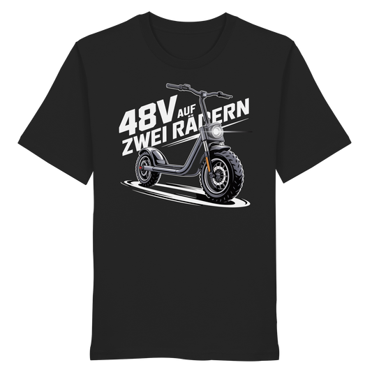48 V auf zwei Rädern - Organic Shirt