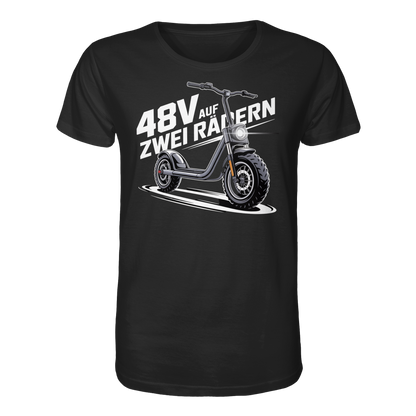 48 V auf zwei Rädern - Organic Shirt