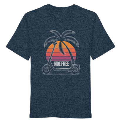 Ride Free Sunset and Palm - Organic Shirt