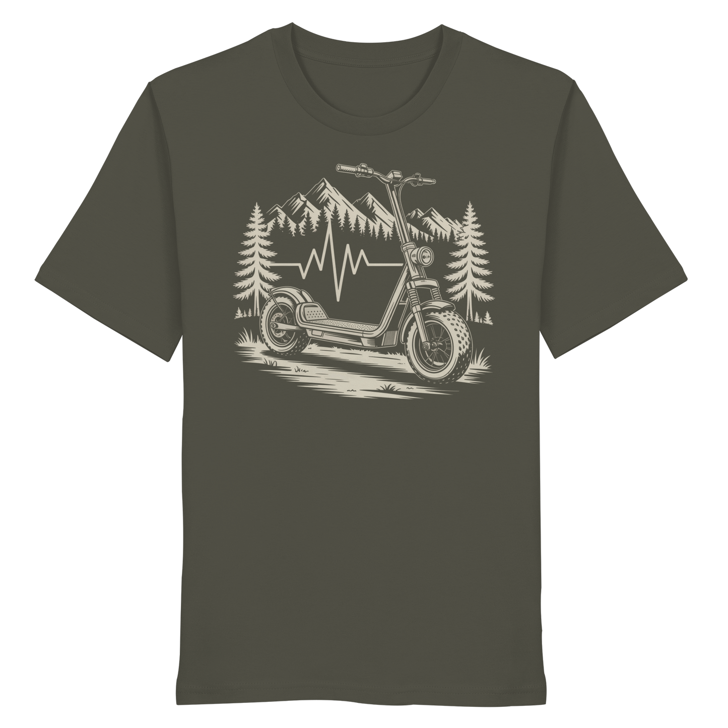 Heartbeat Offroad E-Scooter - Organic Shirt