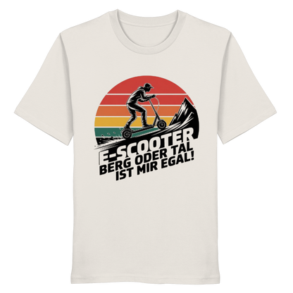 E-Scooter Berg oder Tal ist mir egal - Organic Shirt