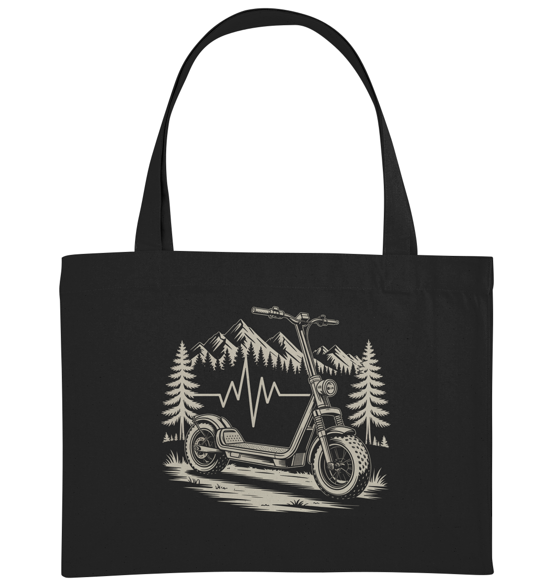 Heartbeat Offroad E-Scooter - Organic Shopping-Bag