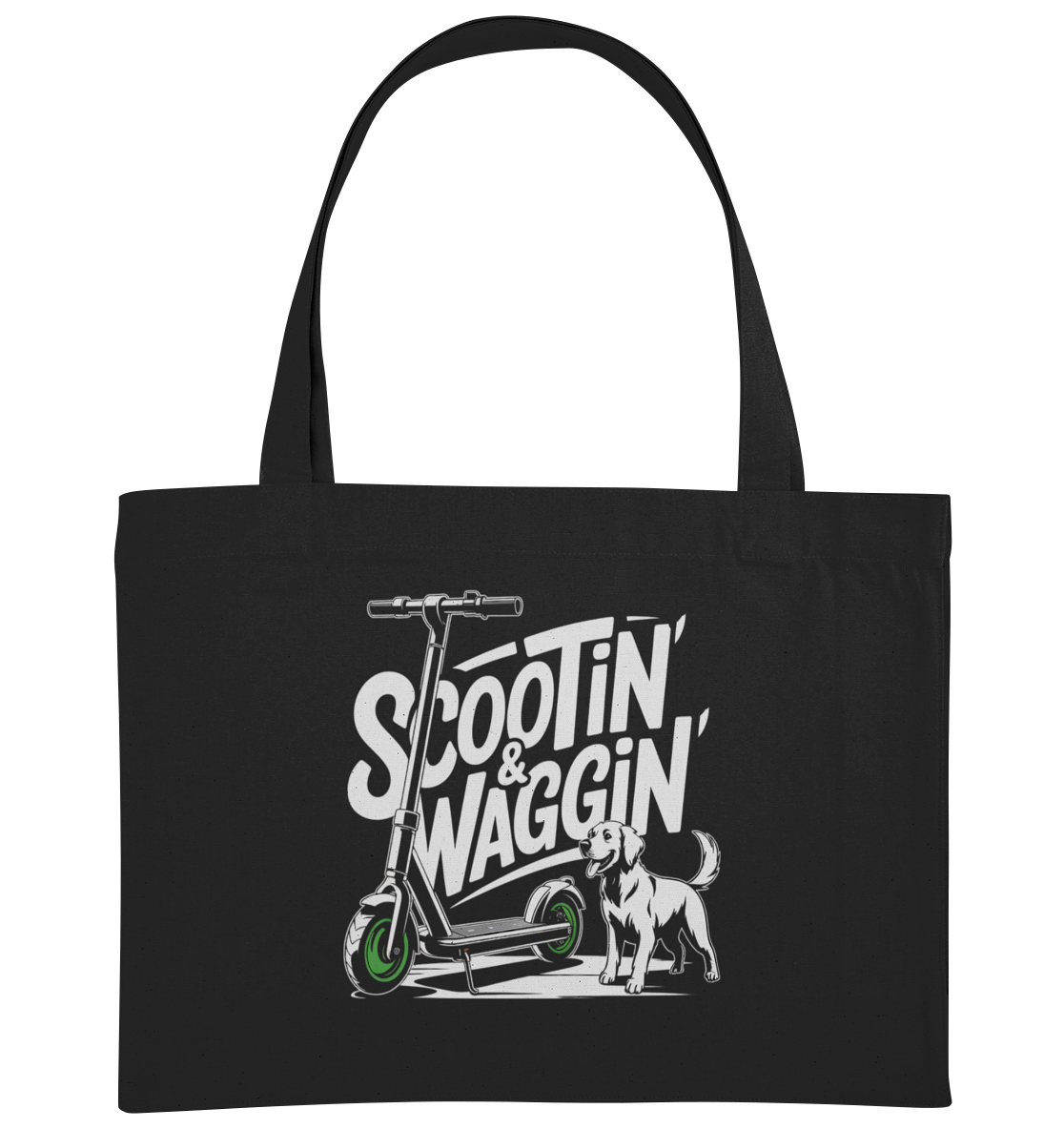 Scootin’ & Waggin’ - Organic Shopping-Bag