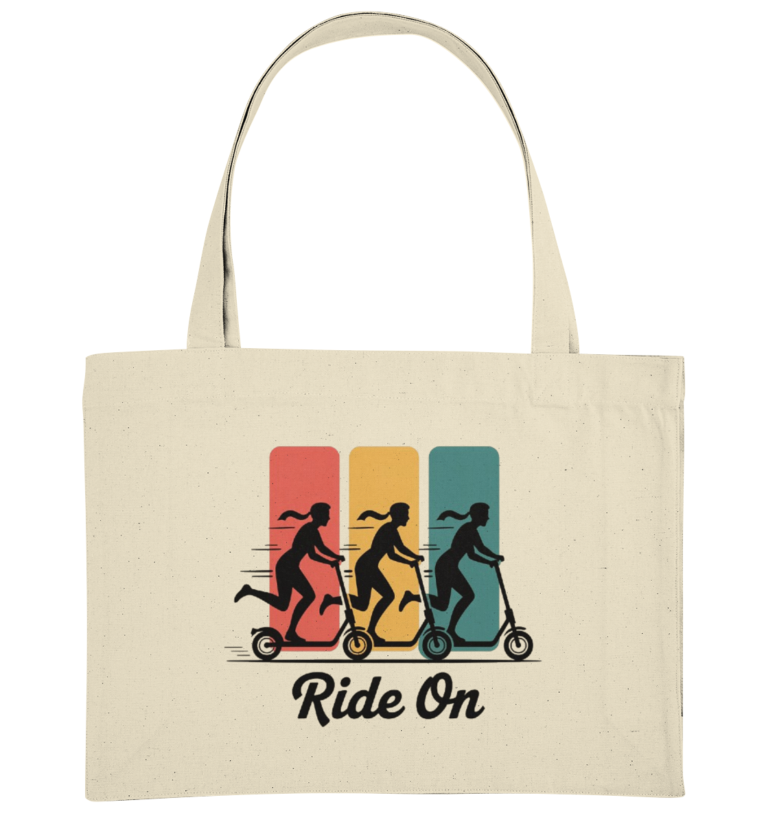 Ride on  - Organic Shopping-Bag