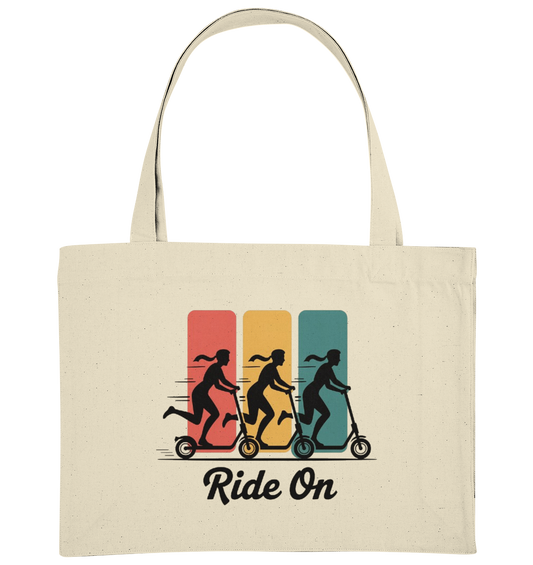 Ride on  - Organic Shopping-Bag