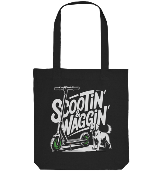 Scootin’ & Waggin’ - Organic Tote-Bag