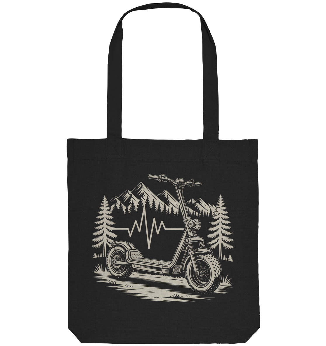 Heartbeat Offroad E-Scooter - Organic Tote-Bag
