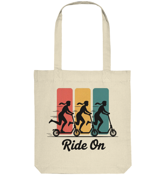 Ride on  - Organic Tote-Bag