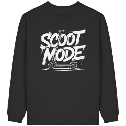 Scoot Mode - Womens Organic Oversized Sweatshirt