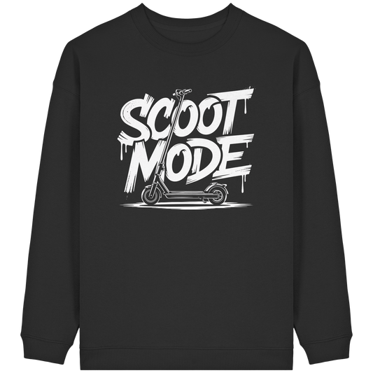 Scoot Mode - Womens Organic Oversized Sweatshirt