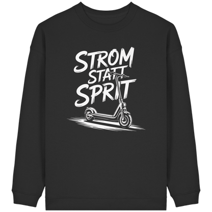 Strom statt Sprit - Womens Organic Oversized Sweatshirt