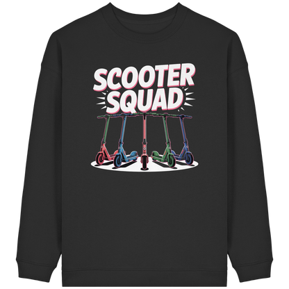 Scooter Squad - Womens Organic Oversized Sweatshirt