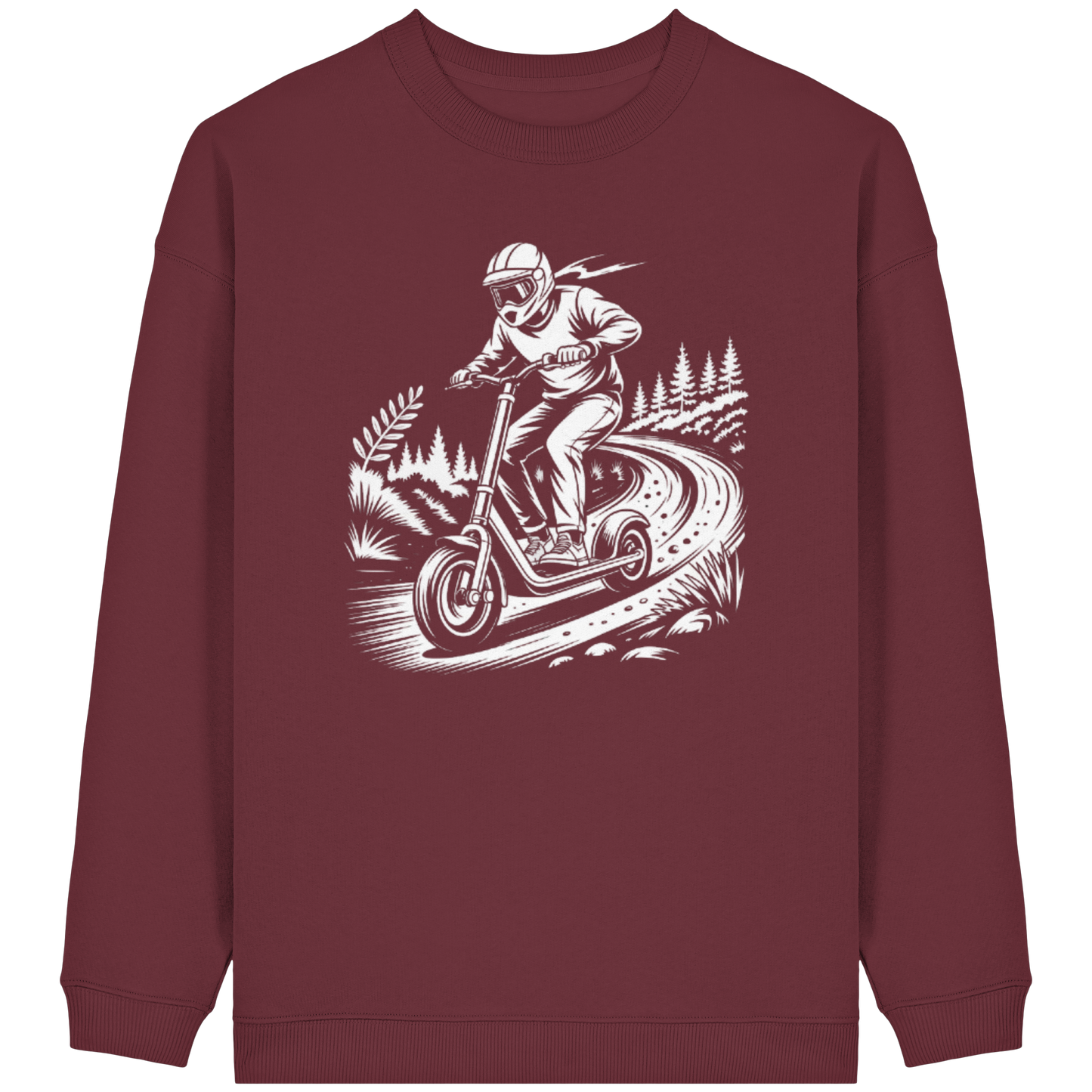 Offroad Adventure - Womens Organic Oversized Sweatshirt