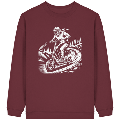 Offroad Adventure - Womens Organic Oversized Sweatshirt