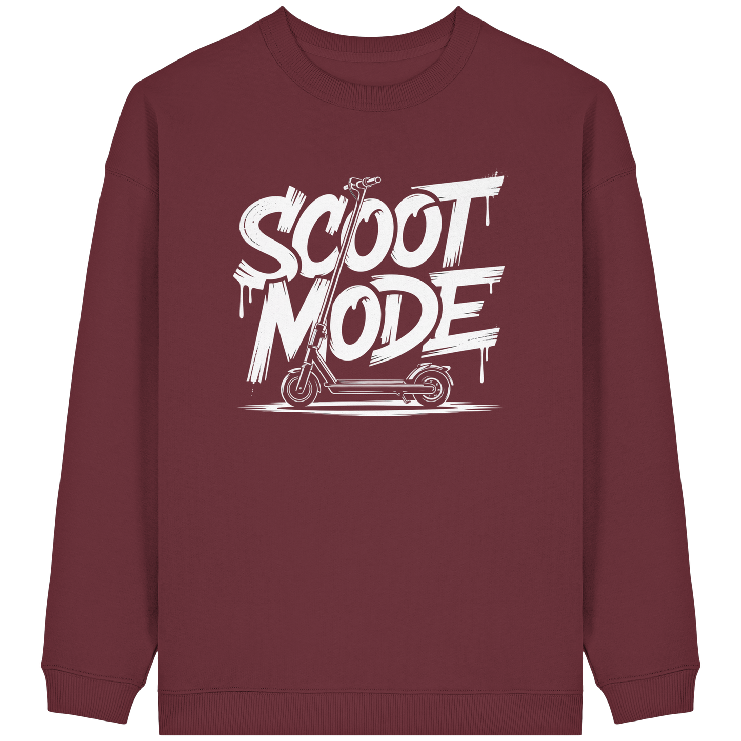 Scoot Mode - Womens Organic Oversized Sweatshirt