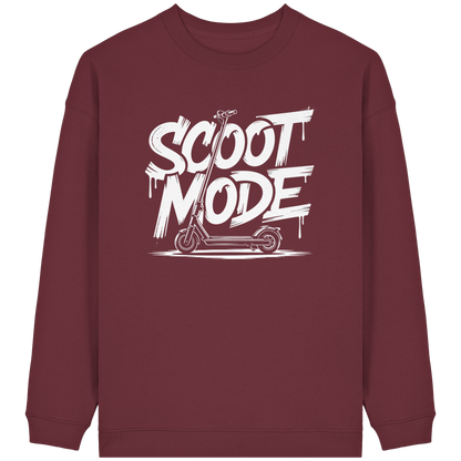 Scoot Mode - Womens Organic Oversized Sweatshirt