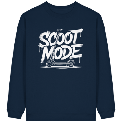 Scoot Mode - Womens Organic Oversized Sweatshirt
