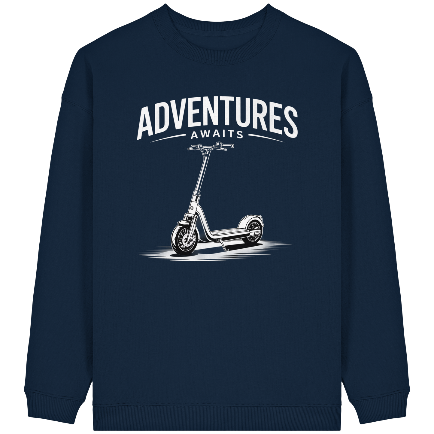 Adventure Awaits - Womens Organic Oversized Sweatshirt