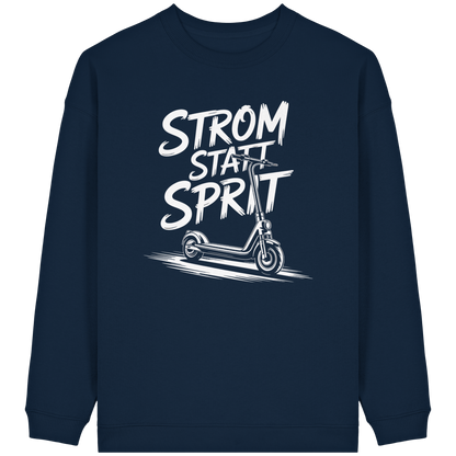 Strom statt Sprit - Womens Organic Oversized Sweatshirt